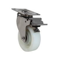 100mm Lab Equipment Trolley PA stainless steel Caster Wheel