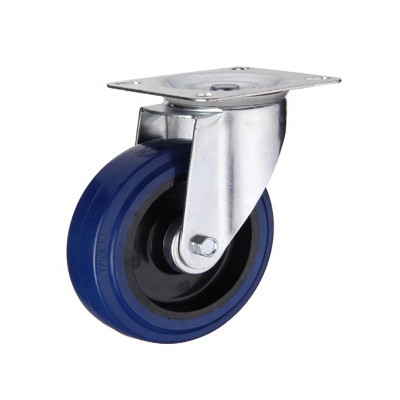 industrial heavy duty cart wheels castor lock rubber wheels 8 inch for industrial castors