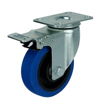 WBD industrial swivel 100mm 125mm caster and wheel with brake