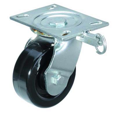 500kg 200 degree high-temp flat free heavy duty caster wheel