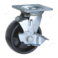 Wholesale price 4-8 inch heavy duty high temperature fixed PP cast removable caster wheels