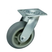 Wear resistant TPR thermoplastic rubber heavy duty caster wheels