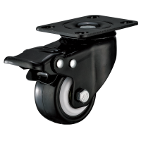 light duty swivel top plate caster with small Polyurethane wheel