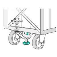 WBD American Type Lifting up caster / jacking castor